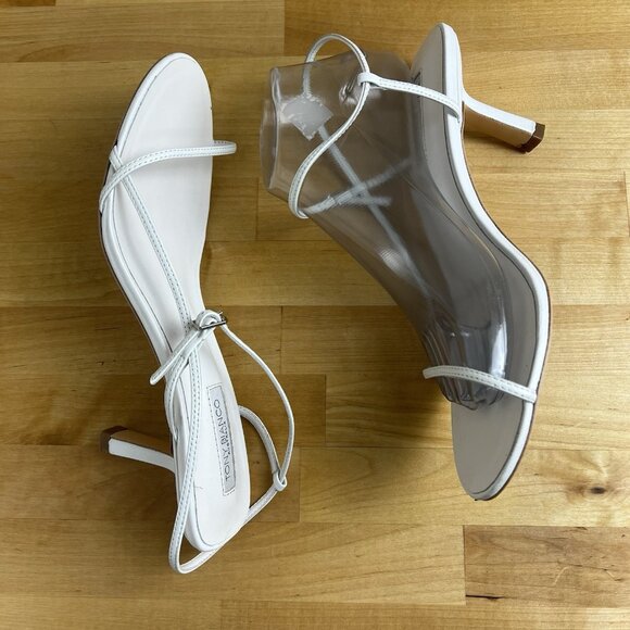 Tony Bianco White Strappy Heels - Picture 6 of 10